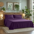 thumbnail image 1 of Queen Size Sheet Set, Luxury Bed Sheets, Extra Soft, Deep Pockets, Easy Fit, Breathable and Cooling Sheets, Wrinkle Free Purple, 1 of 7