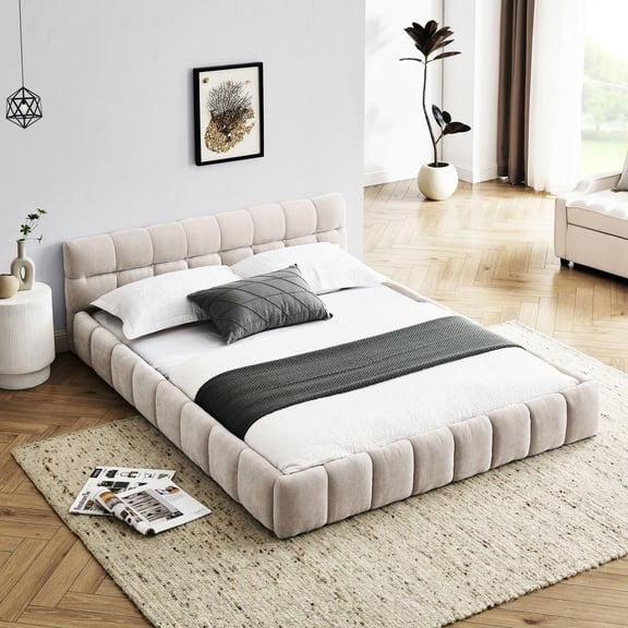 Queen Size - Soft Headboard for Relaxation - Bedroom Lounge - Calming and Comforting