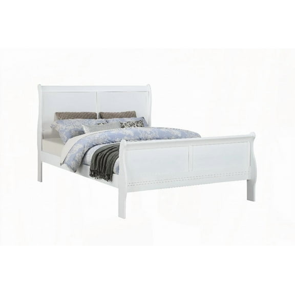 Queen Size Solid Wood Bed with French Dovetail & Metal Glides