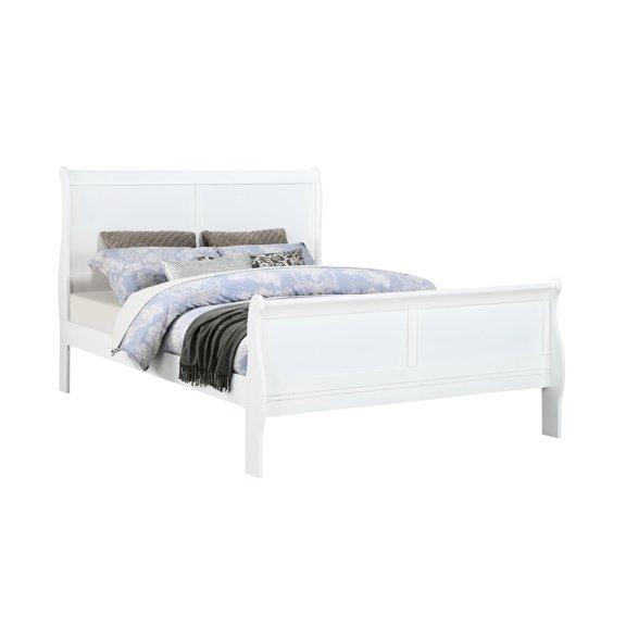 Queen Size White Bed | For Relaxing Bedrooms | Delivers a Calm and Peaceful Vibe