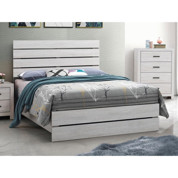 Queen - Sized - Meticulously Crafted Wood Bed - Bedroom Environment - Ensures Long - Term Use