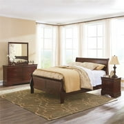 Queen Sleigh HDBD/FTBD-Alisdair-Dark Brown