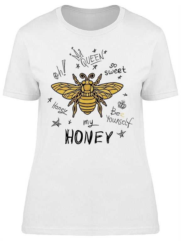 Queen, So Sweet. Bumblebee T-Shirt Women -Image by Shutterstock, Female Small