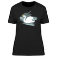 thumbnail image 1 of Queen Swan Doodle T-Shirt Women -Image by Shutterstock, Female Small, 1 of 2