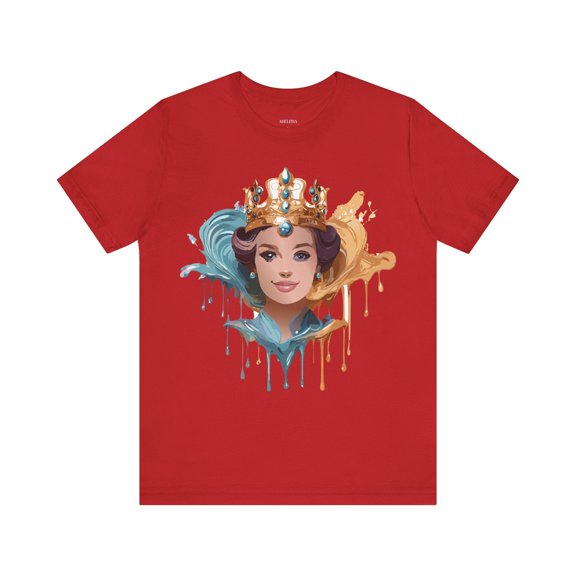 Queen Woman Portrait Graphic Unisex 100 Cotton Vintage Artwork Tee 25