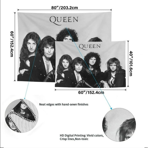 Queen Tapestry Wall Decorations for Bedroom Wall Hanging Room Decor 7x5ft 5x3ft