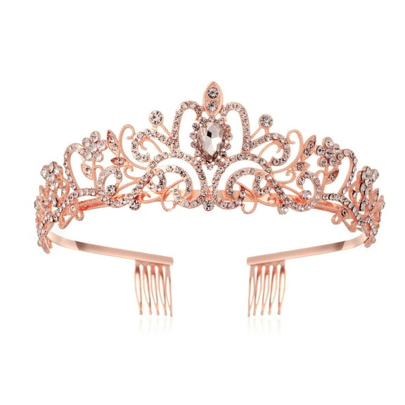 Queen Tiaras Crowns Headbands for Weddings and Parties Crystal Headpiece for Bride Special Occasion Stage Show Headwear