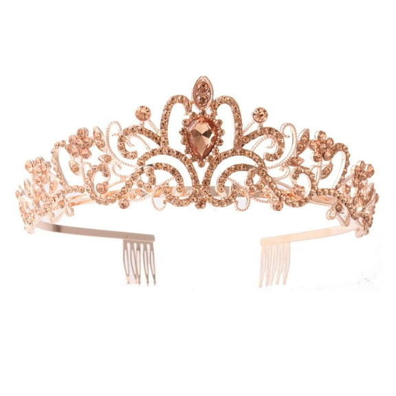 Queen Tiaras Crowns Headbands for Weddings and Parties Crystal Headpiece for Bride Special Occasion Stage Show Headwear