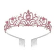 thumbnail image 1 of Queen Tiaras Crowns Headbands for Weddings and Parties Crystal Headpiece for Bride Special Occasion Stage Show Headwear, 1 of 8