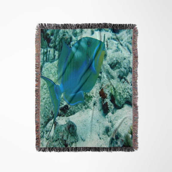 Queen Triggerfish, Woven Blanket