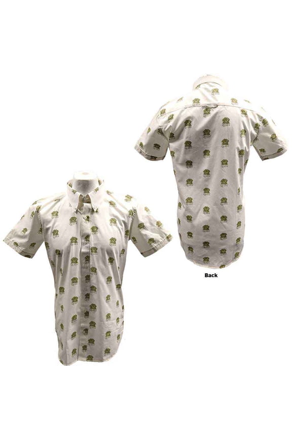 Queen Unisex Casual Shirt Crest Pattern (All Over Print) (Large)
