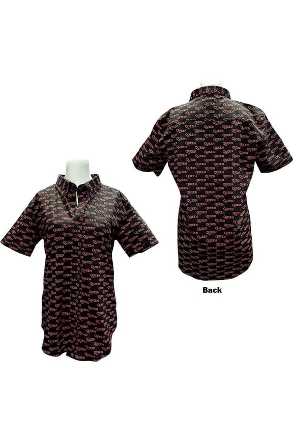 Queen Unisex Casual Shirt: Logo Pattern