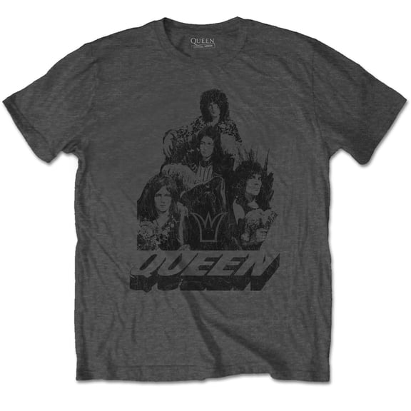 Queen Unisex T-Shirt 70s Photo (Large)