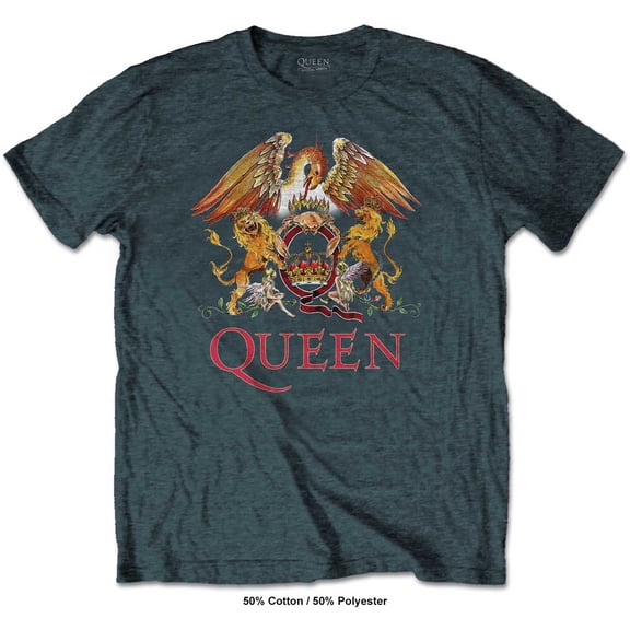 Queen Unisex T-Shirt Classic Crest (Medium)