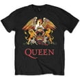 thumbnail image 1 of Queen Unisex T-Shirt Classic Crest (Plus Sizes) (XXX-Large), 1 of 3