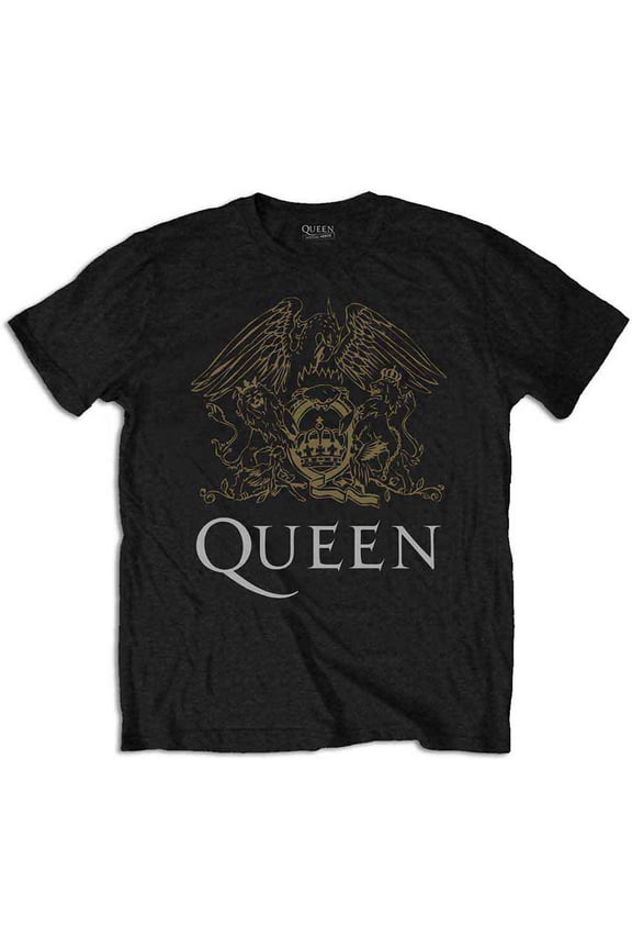 Queen Unisex T-Shirt Crest (Medium)
