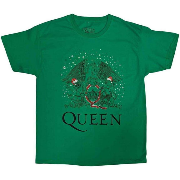 Queen Unisex T-Shirt: Holiday Crest (XX-Large)