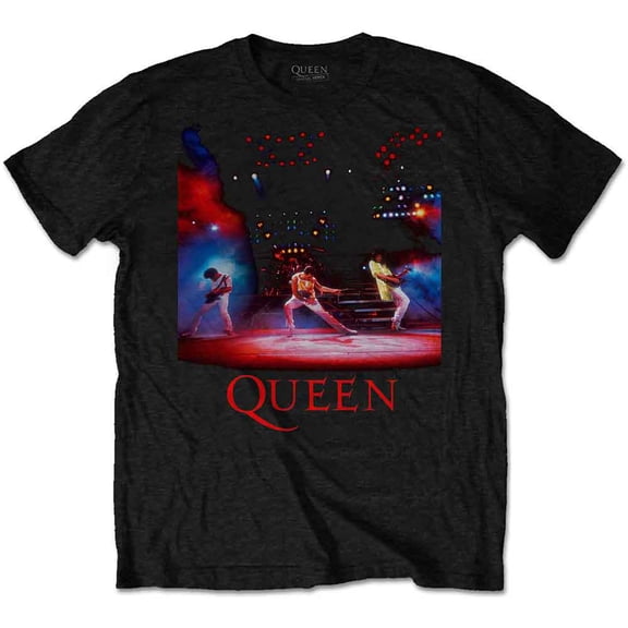 Queen Unisex T-Shirt Live Shot Spotlight (Large)