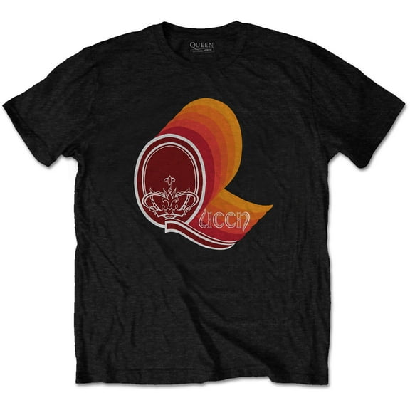 Queen Unisex T-Shirt Retro Logo (Large)