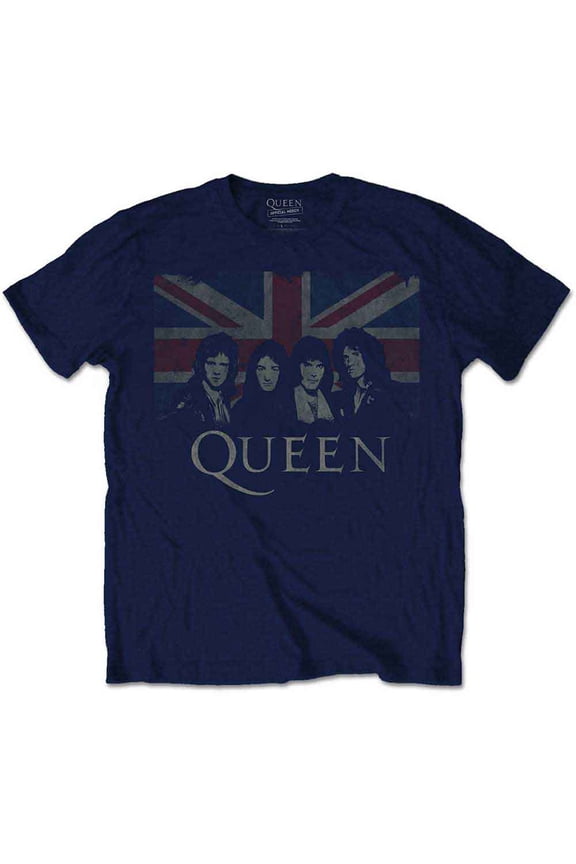 Queen Unisex T-Shirt Vintage Union Jack (XX-Large)
