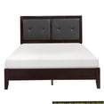 thumbnail image 1 of Queen Upholstered Bed Frame with Storage, Modern Platform Bed with Button Tufted Headboard, Espresso Faux Leather, No Box Spring Needed, 1 of 7