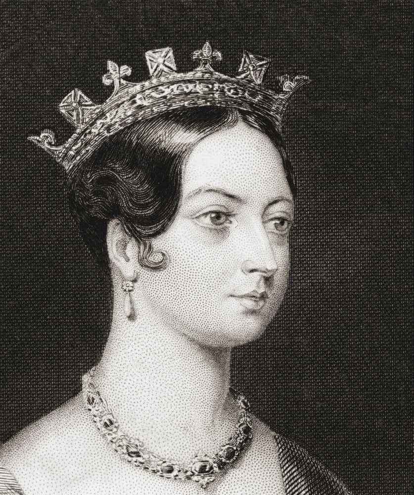 Queen Victoria 1819 Canvas Art - Ken Welsh Design Pics (14 x 16)