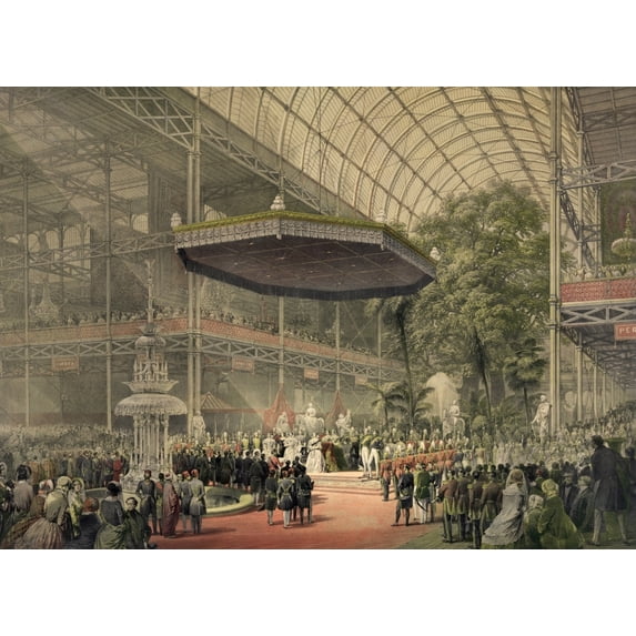 Queen Victoria Presides At The State Opening Of The Great Exhibition Of All Nations May 1St 1851.
