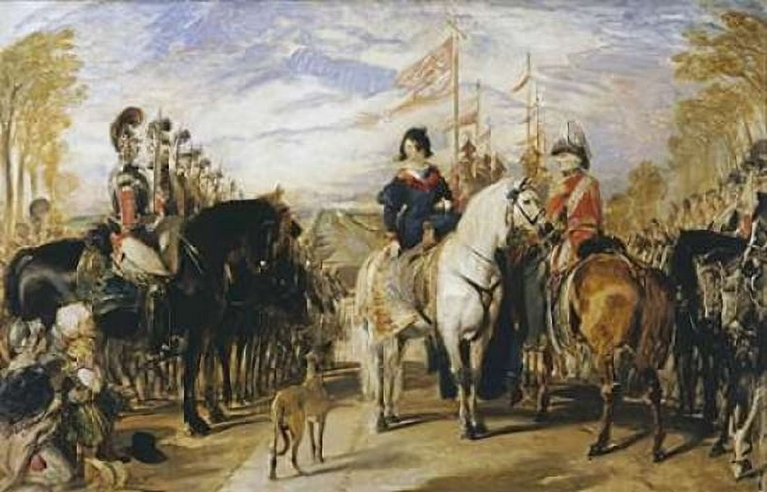Queen Victoria and The Duke of Wellington Canvas Art - Sir Edwin Landseer (24 x 36)