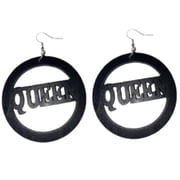Queen Wood Earrings