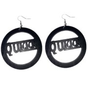 Queen Wood Earrings