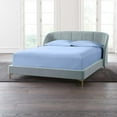 thumbnail image 1 of Queen-XL Fitted Sheet with 2 Pillowcases (3-PC) Set - 700-Thread-Count 100% Egyptian Cotton, 18-Inches Deep Pockets - Light Blue, 1 of 7