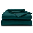 thumbnail image 1 of Queen-XL Size Giza Sheets - Premium 400-Thread-Count Soft 100% Pure Giza Egyptian Cotton 4PC Bed Sheet Set, 24" Inches Deep Pockets - Teal Blue, 1 of 7