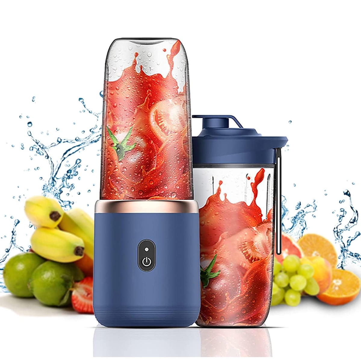 Queen.Y Personal Blender Portable Blender Mixer Small Blender with 6 Blades for Shakes and Smoothies 21000rmin Mini Mixer USB Rechargeable with