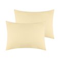 thumbnail image 1 of REGALWOVEN Cotton Pillowcases Queen Size Pillow Covers Set of 2 with Envelope Closure, Queen Yellow, 1 of 6