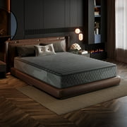 POSMOND Queen Mattress, 10 inch Gel Memory Foam & Pocket Spring Hybrid Mattress in a Box, Medium Firm, CertiPUR-US Certified