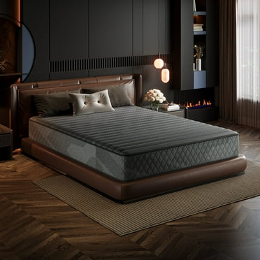 POSMOND Queen Mattress, 10 inch Gel Memory Foam & Pocket Spring Hybrid Mattress in a Box, Medium Firm, CertiPUR-US Certified