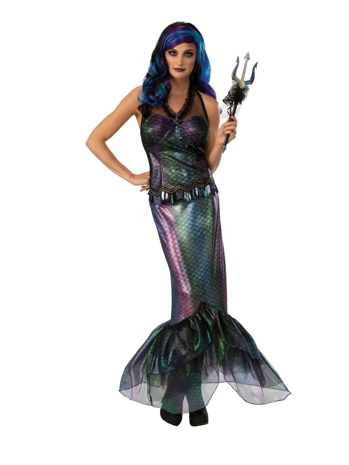 Queen Of The Dark Sea Mermaid Costume Adult Queen Of The Dark Sea Mermaid Costume Adult