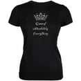thumbnail image 1 of Queen of Everything Black Juniors Soft T-Shirt - 2X-Large, 1 of 1