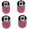 thumbnail image 1 of Queen of Hearts Playing Cards Tire Rim Wheel Aluminum Valve Stem Caps, Multiple Colors, 1 of 1