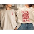 thumbnail image 1 of Queen of Hearts Sweatshirt, Couple Valentines Sweatshirt - Sizes S-5XL ,Art Print JSC, 1 of 6