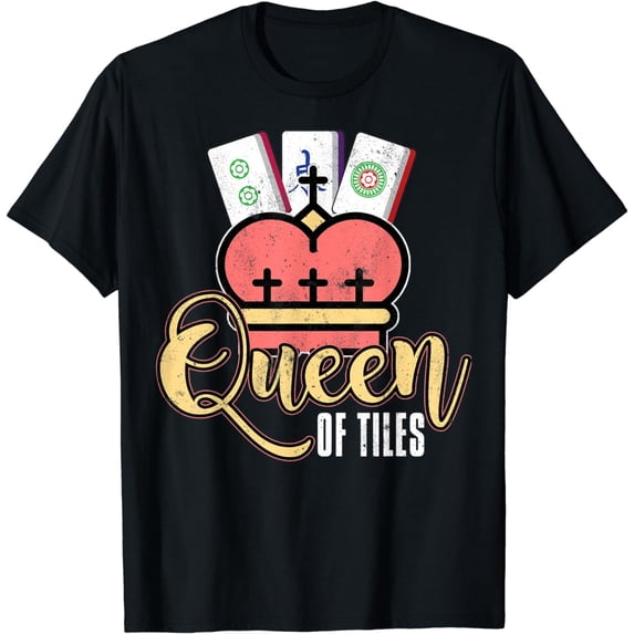 Queen of Tiles Mahjong for Women T-Shirt