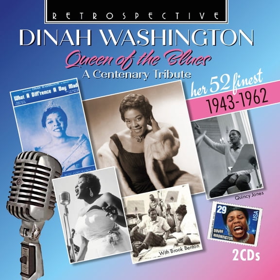 Dinah Washington Queen of the Blues: A Centenary Tribute: Her 52 Finest: 1943-1962 (CD) Album