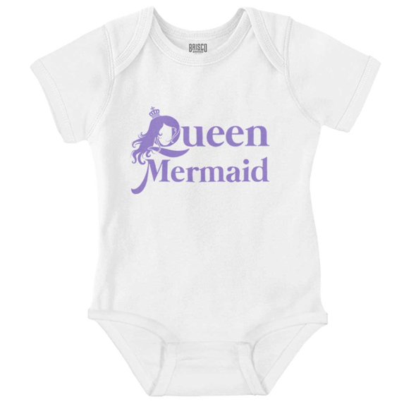 Queen of the Mermaids Beach Lover Bodysuit Jumper Girls Infant Baby Brisco Brands 12M