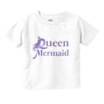 thumbnail image 1 of Queen of the Mermaids Beach Lover Youth T Shirt Tee Girls Infant Toddler Brisco Brands 6M, 1 of 5