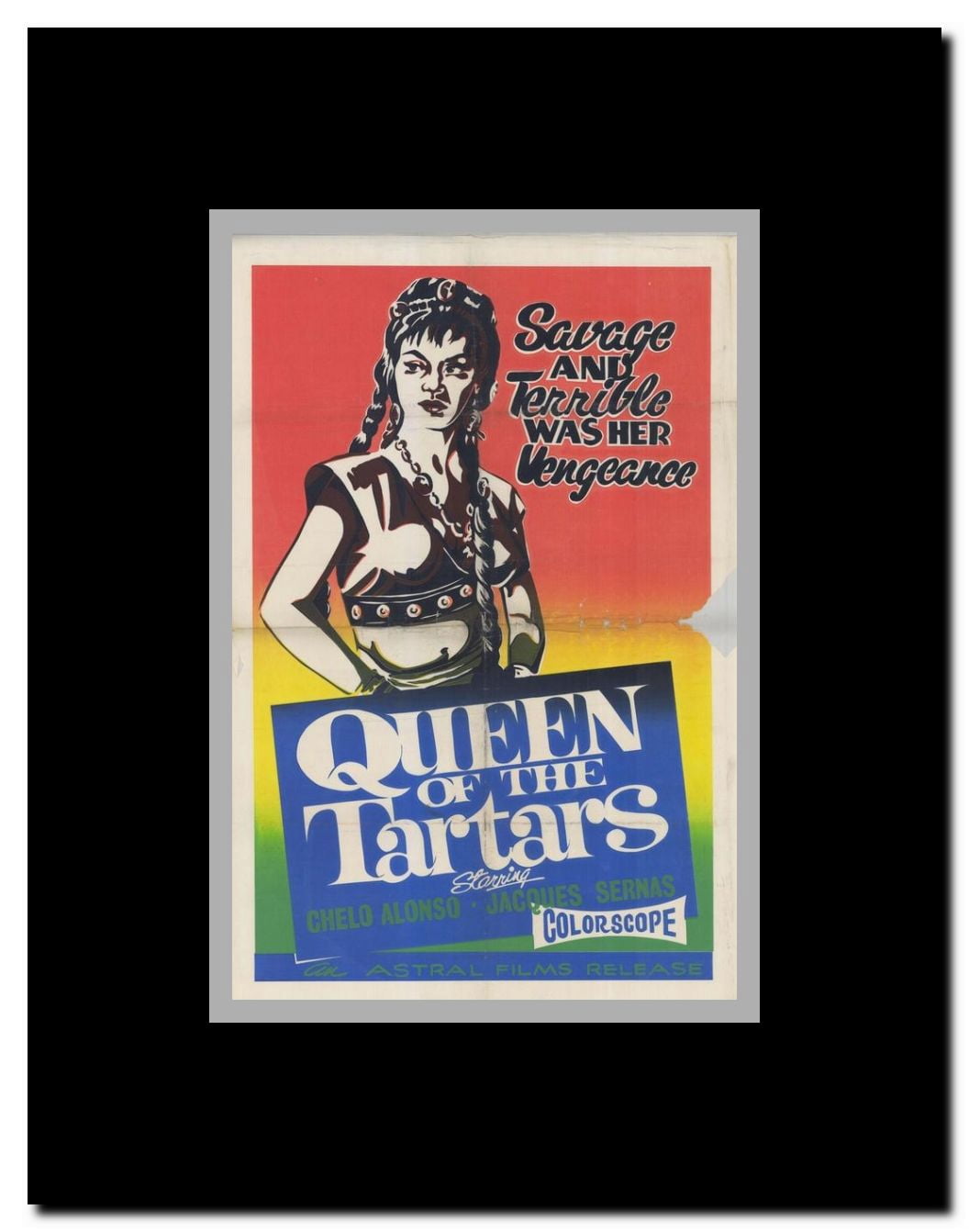Queen of the Tartars Framed Movie Poster