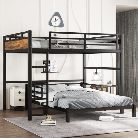 GOWE space-saving bed - convertible design standard configuration, heavy-gauge steel