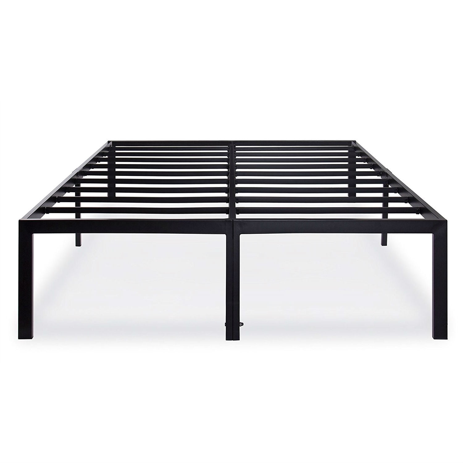 High rise platform bed frame queen discount