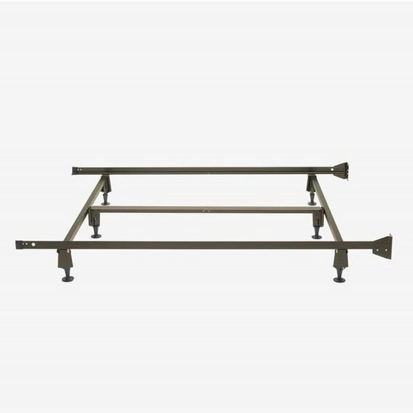 Queen size Steel Metal Bed Frame with Bolt-on Headboard Brackets
