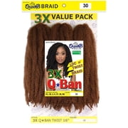 QueenB Braid Q-Ban Twist 3X Value Pack   Color #30