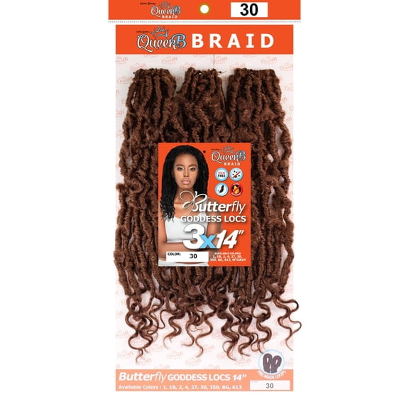 QueenB Butterfly Goddess Locs 14 Color #30